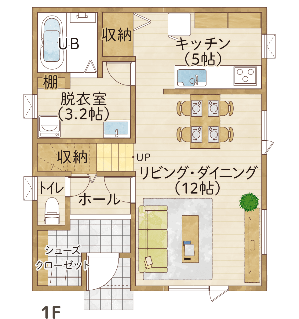 CRAFT（クラフト）1階の間取り図